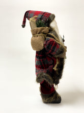 Lade das Bild in den Galerie-Viewer, Weihnachtsmann mit Jutesack, 45 cm hoch, Sehr Detailliert - Perfekte Dekoration