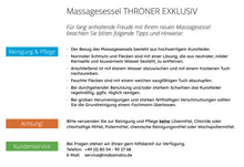 Lade das Bild in den Galerie-Viewer, THRONER EXKLUSIV TV-Massagesessel mit elektrischer Aufstehhilfe, 5-Zonen-Massage in Schwarz mit Fernbedienung