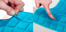 Lade das Bild in den Galerie-Viewer, SNAPNAP Gelschaumkissen mit Kopfmulde + kühlende Gelpads, 50 x 30 cm, Höhe 10cm, Ergonomisch und Hypoallergen