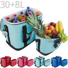 Lade das Bild in den Galerie-Viewer, IBIZA Kühltaschen-Set 30+8 Liter für Picknick, Grillen, Wandern, Ausflüge, Urlaub
