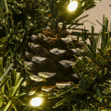 Lade das Bild in den Galerie-Viewer, Weihnachtsbeleuchtung für den Blumenkasten, Balkon mit 2 Weihnachtsbäumen + LED-Lichterkette
